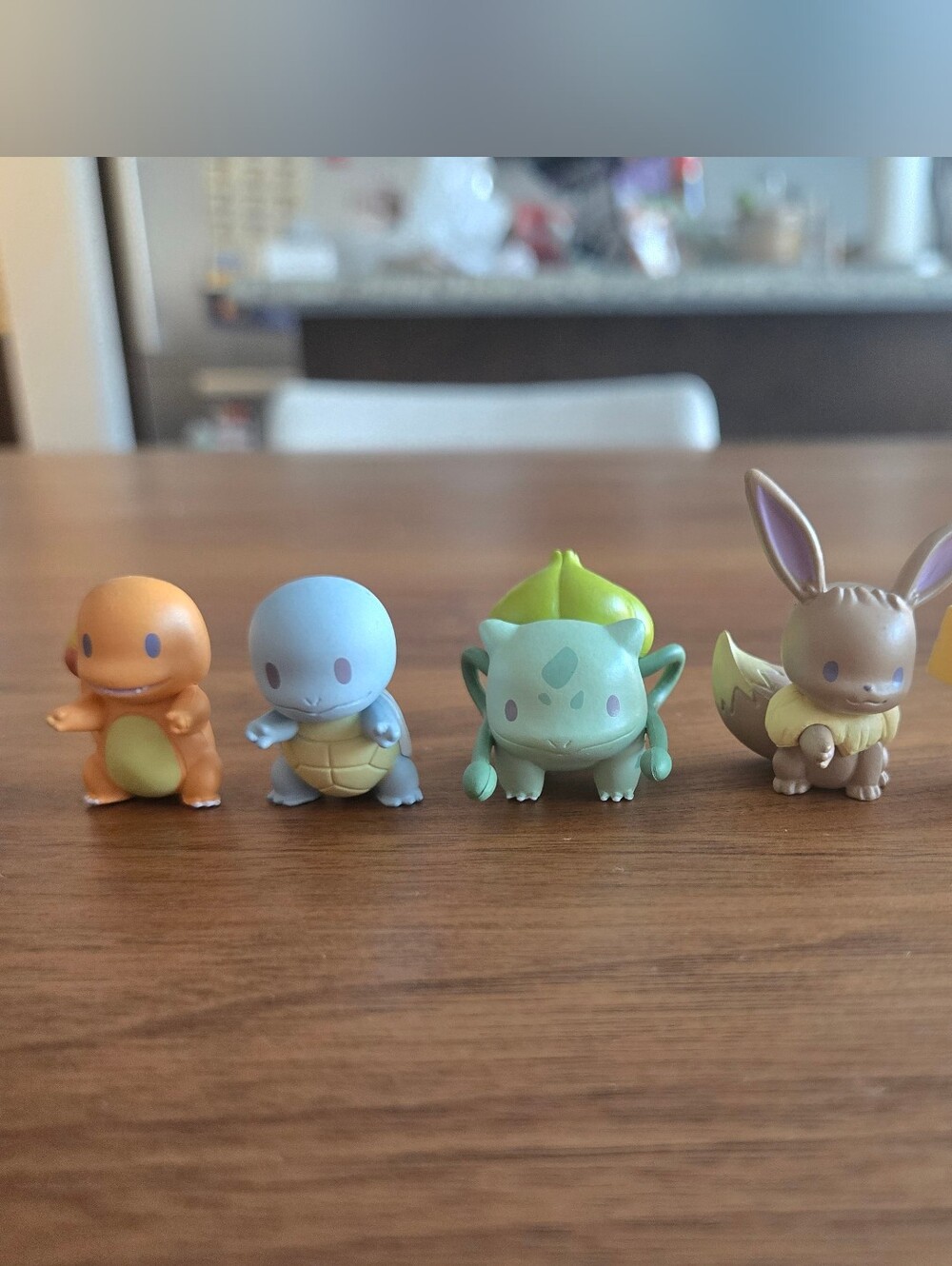 Pokemon Mini Figure Set - Bulbasaur, Charmander, Squirtle, Eevee, Pikachu